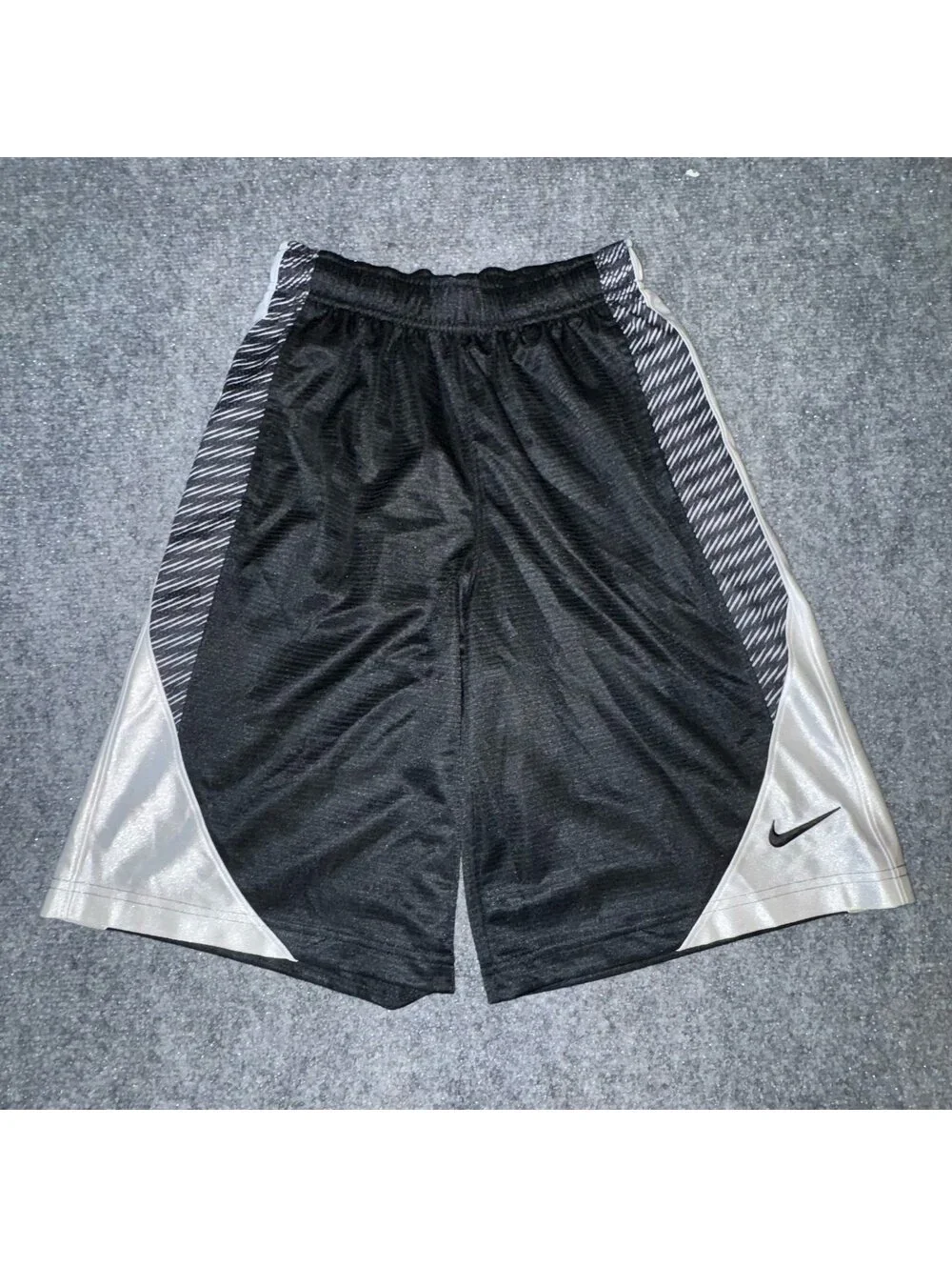 Nike Grail Baggy Dazzle Hoop Shorts Mens MD Vtg y2k 90s Rare